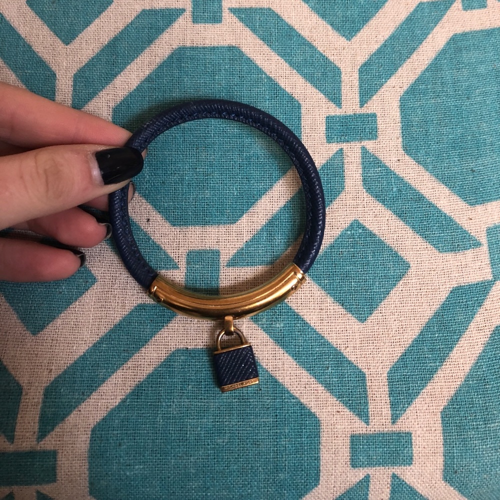Michael Kors Magnetic Clasp Leather Bracelet